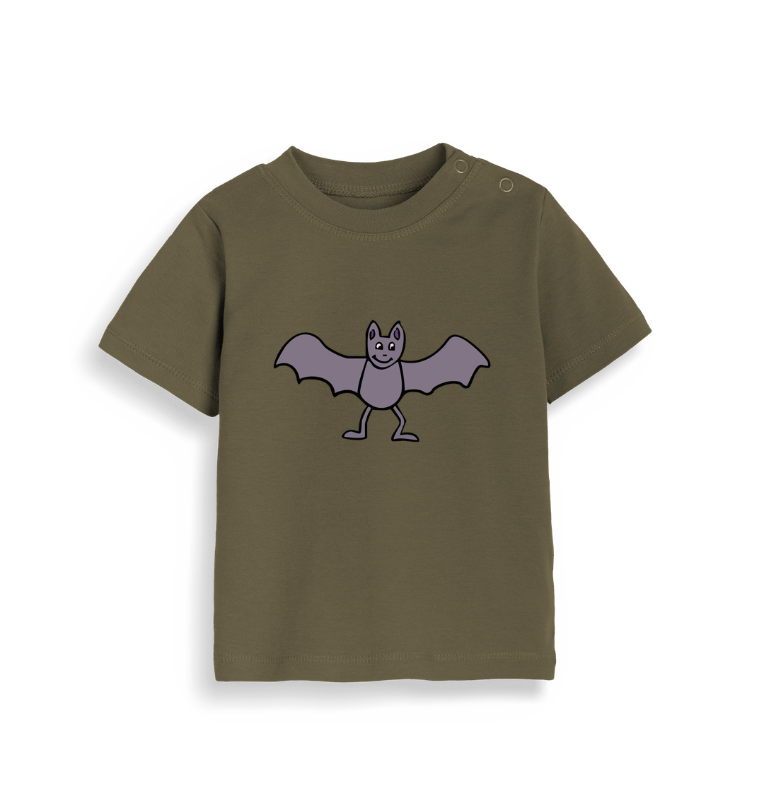Organic Camouflage Green b tee baby