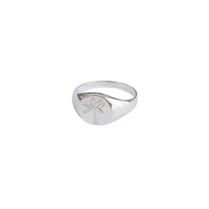 Palm Tree Signet Ring