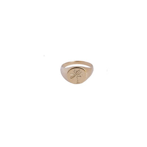 Palm Tree Signet Ring